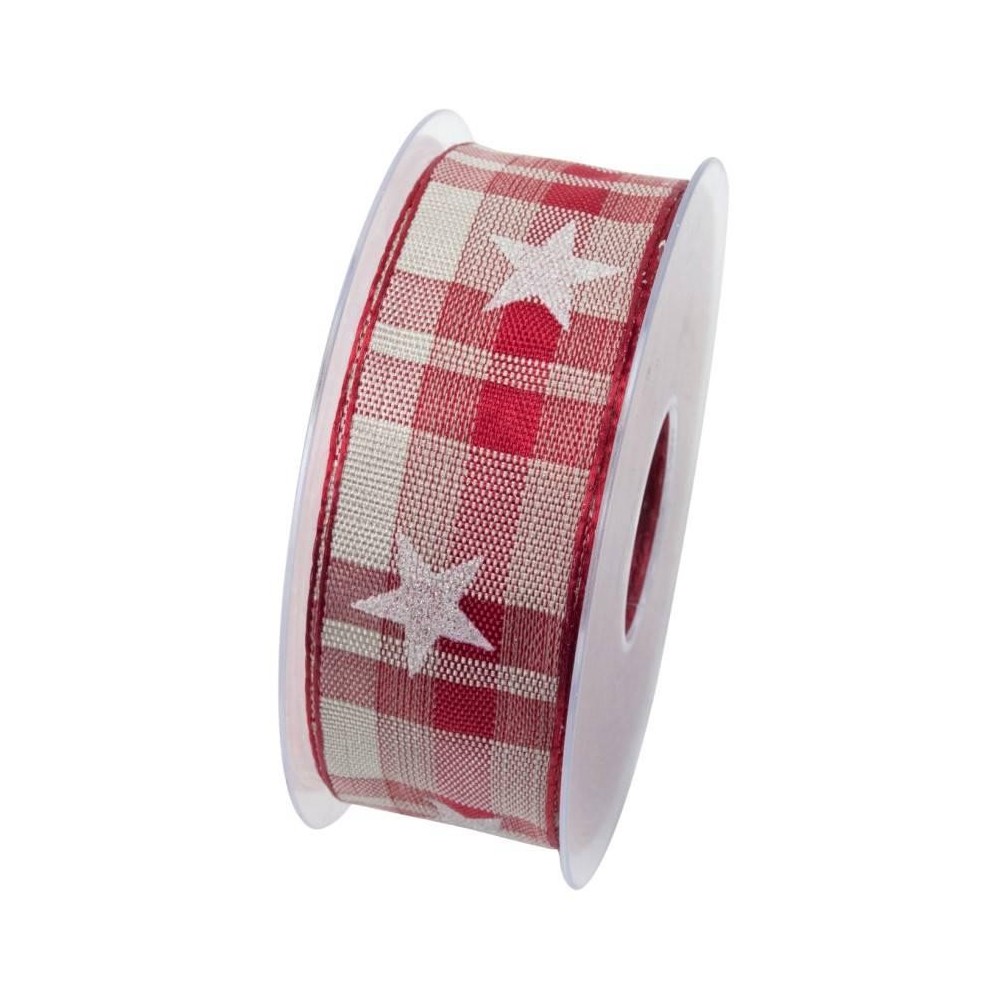 NASTRO SCOZZESE MM40X15MT RED